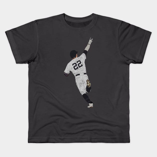 Harrison Bader Kids T-Shirt by Ferrajito